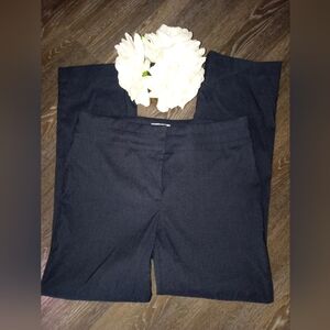 Charter Club Dark Gray Women's Straight Leg Pants, Classic Fit, Size 10